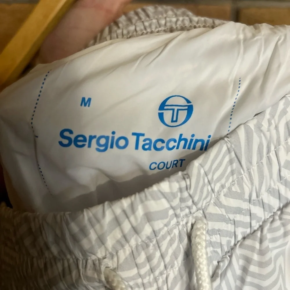 NWT Sergio Tacchini Court Dazzle Tracksuit Track Tennis Jacket & Pants Size M - Picture 6 of 7